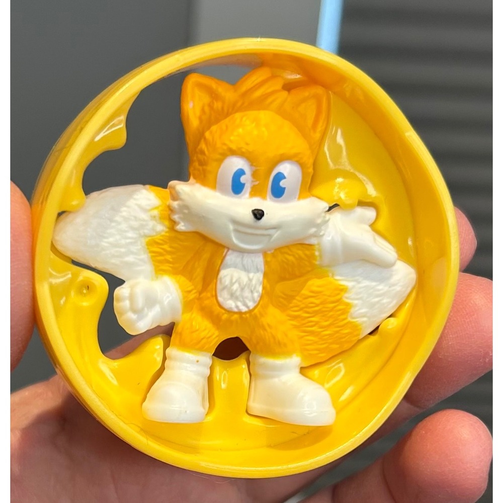 McDonald's‎ 2024 Sonic the Hedgehog Movie Tails Spinning Disc Figure SEGA